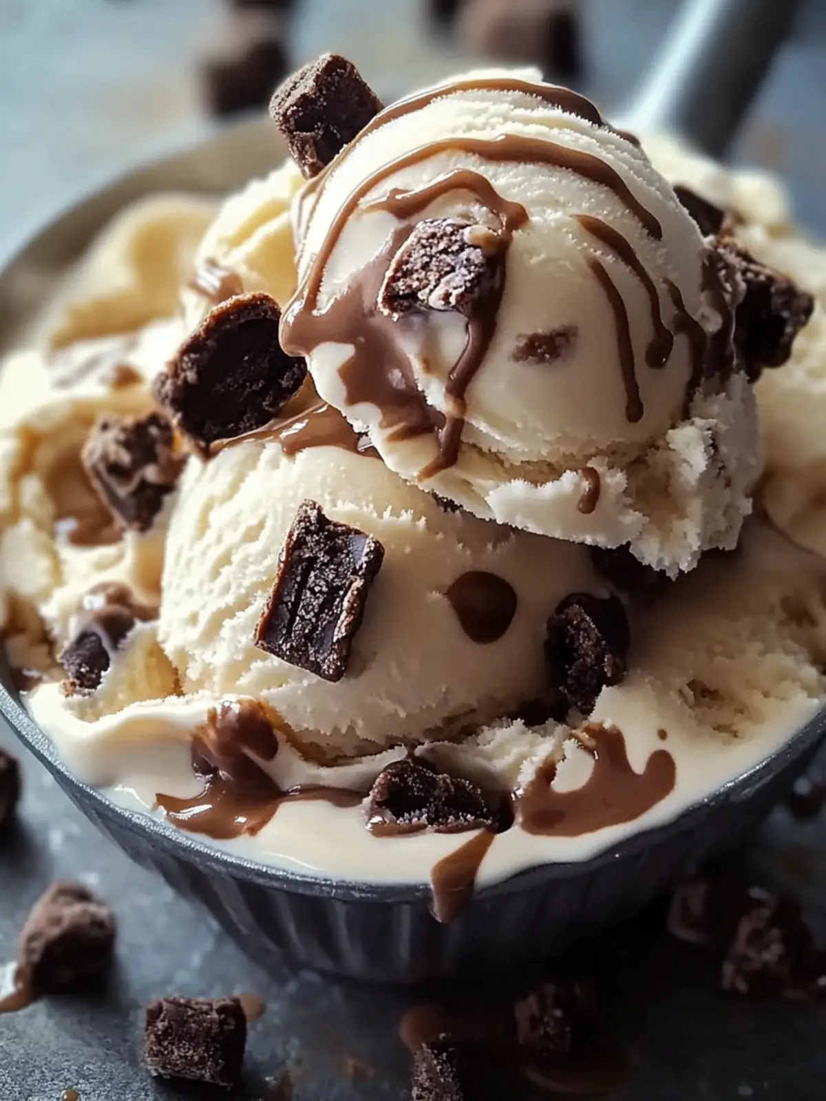 Homemade Moose Tracks Ice Cream