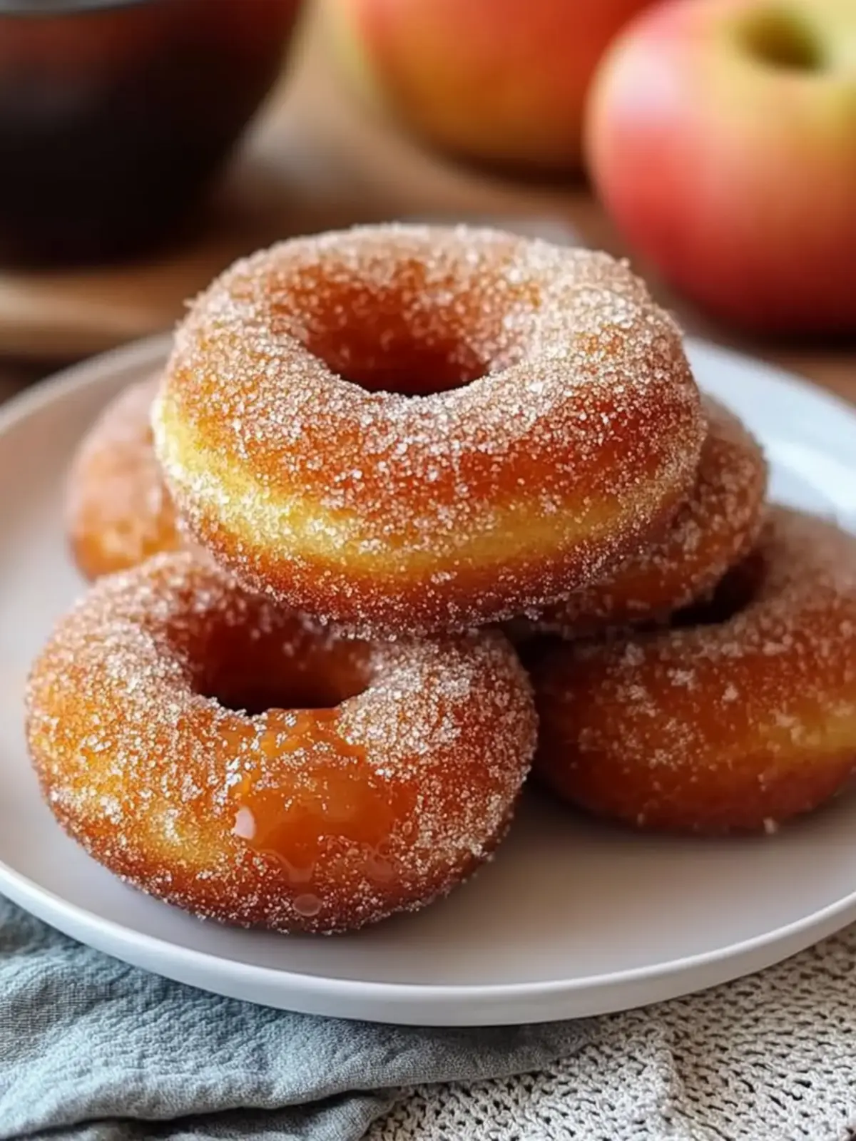 Caramel Apple Cider Donuts