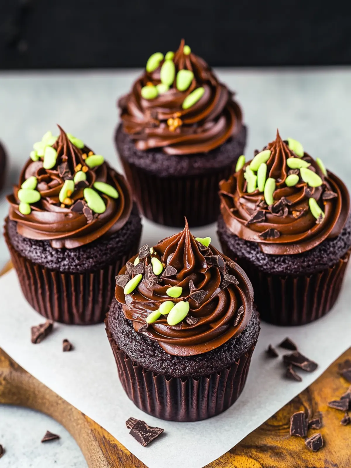 Dubai Chocolate Cupcakes