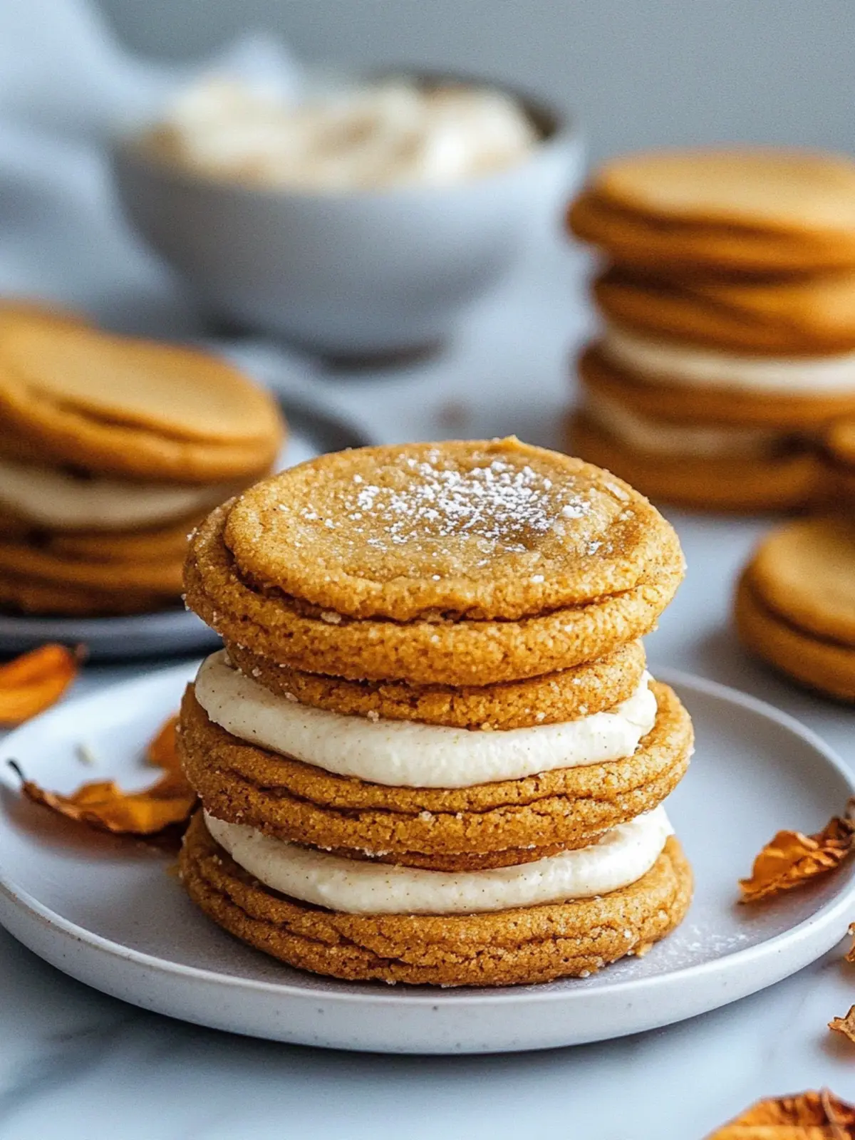 Pumpkin Cheesecake Cookies
