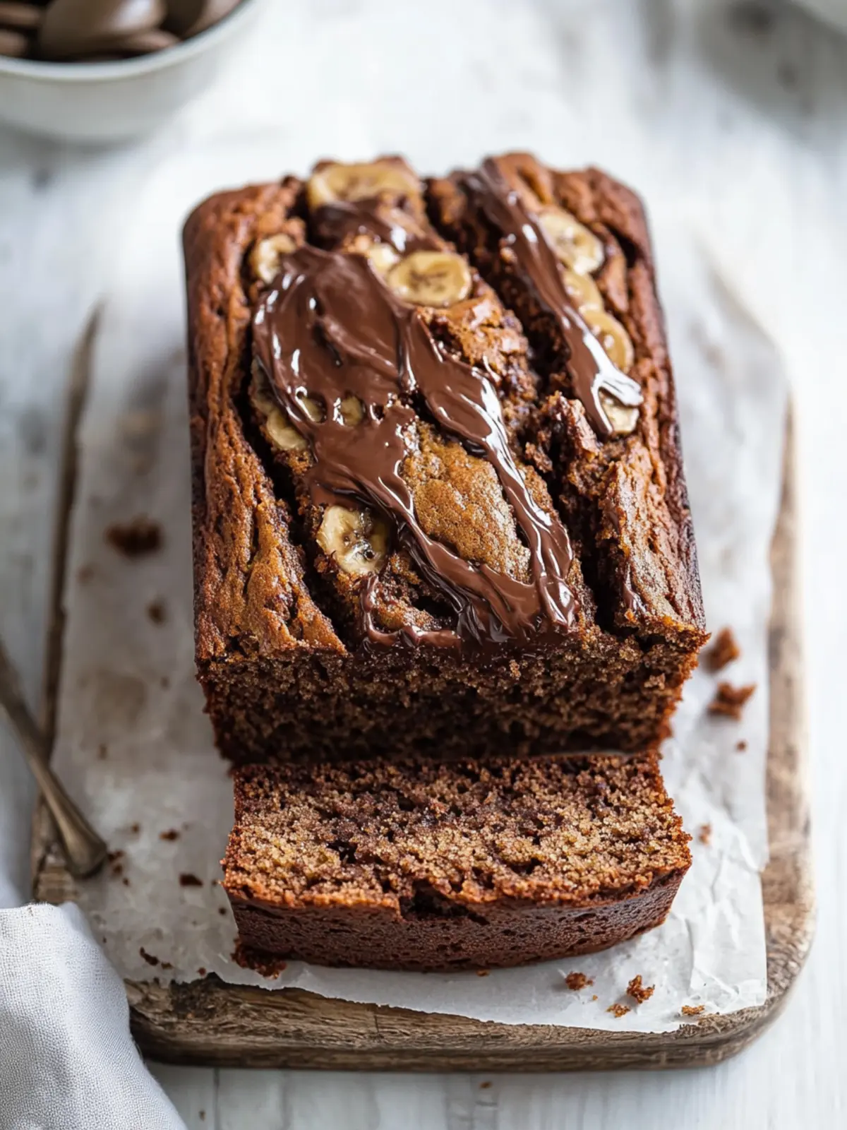 Nutella Banana Bread