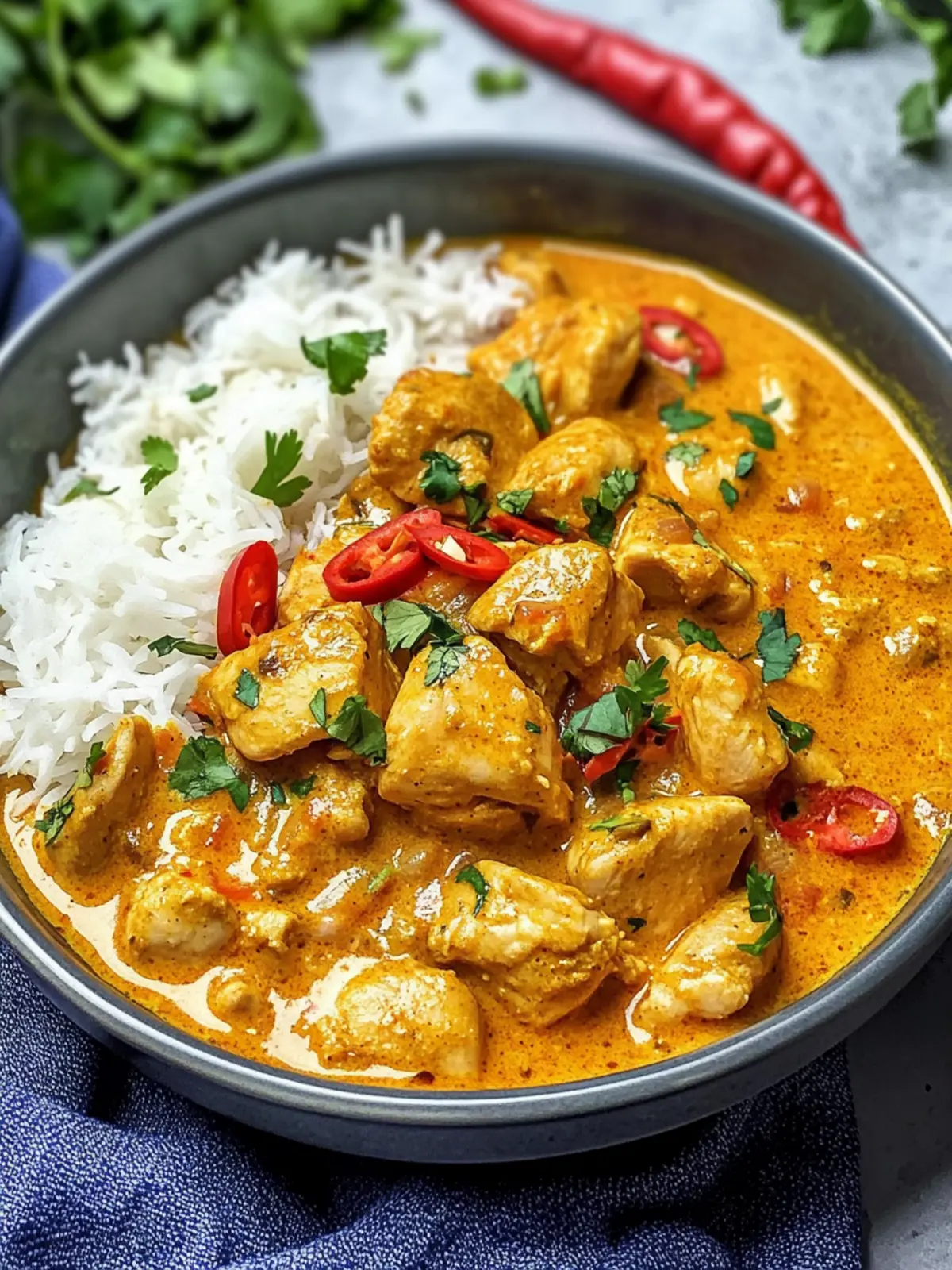 Keto Coconut Curry Chicken