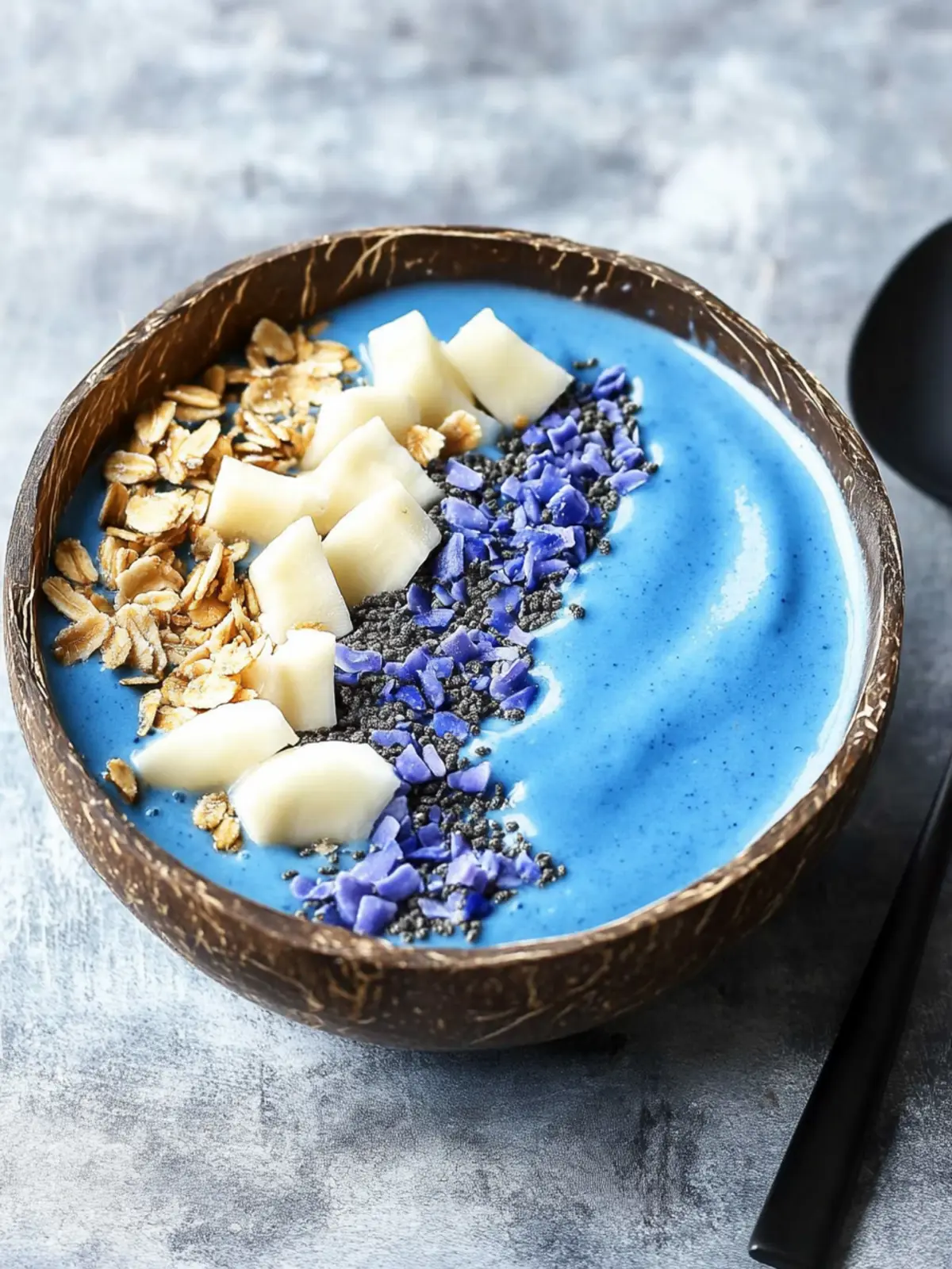 Blue Coconut Smoothie Bowl