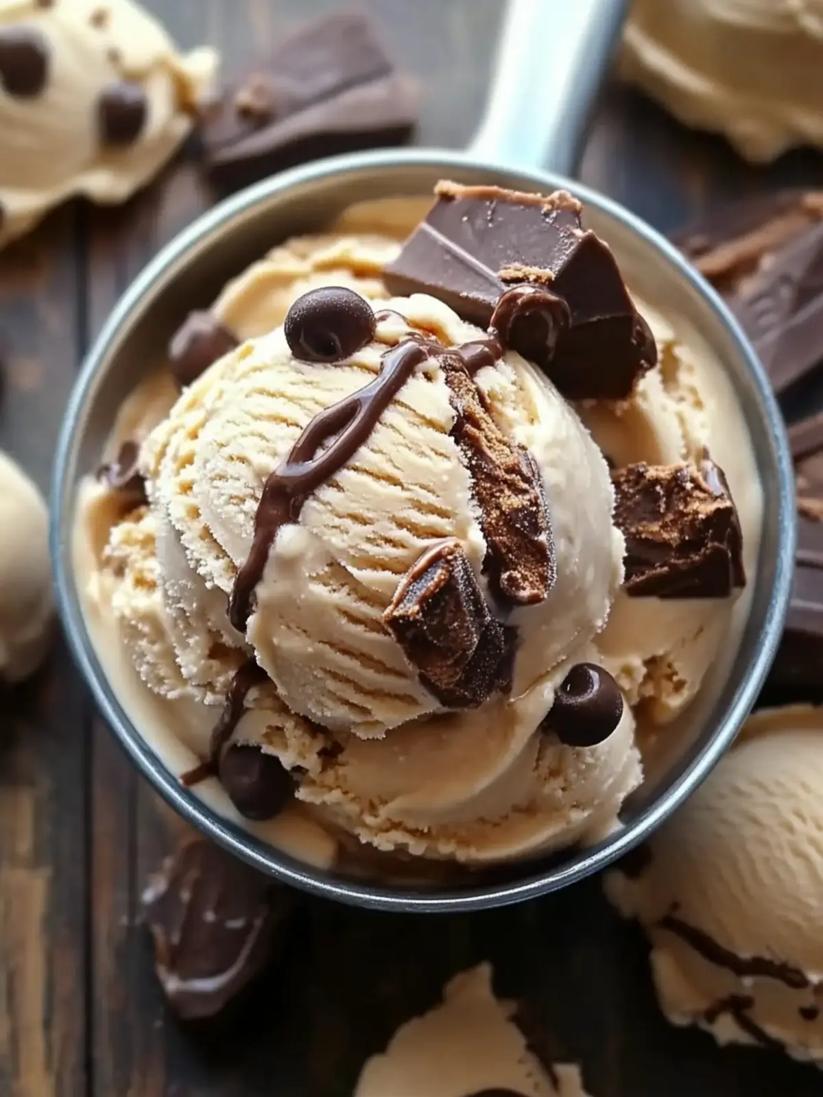 Homemade Moose Tracks Ice Cream
