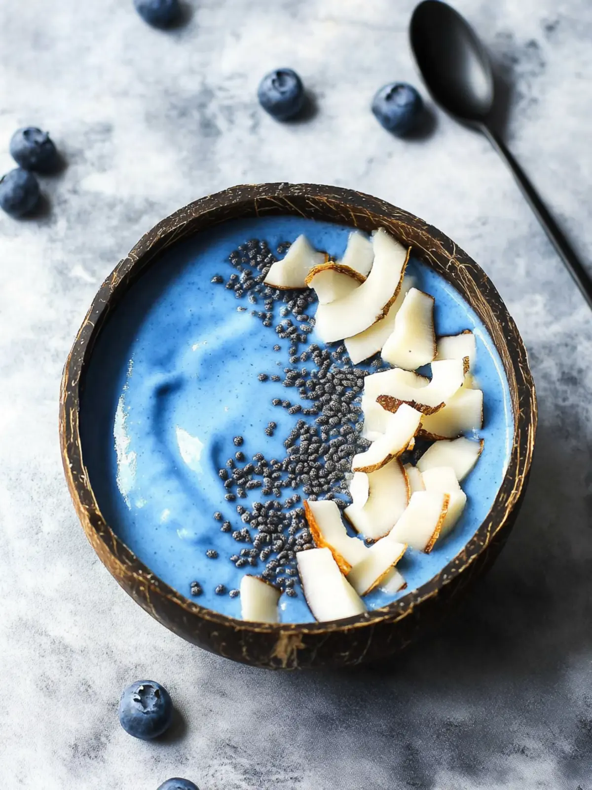 Blue Coconut Smoothie Bowl