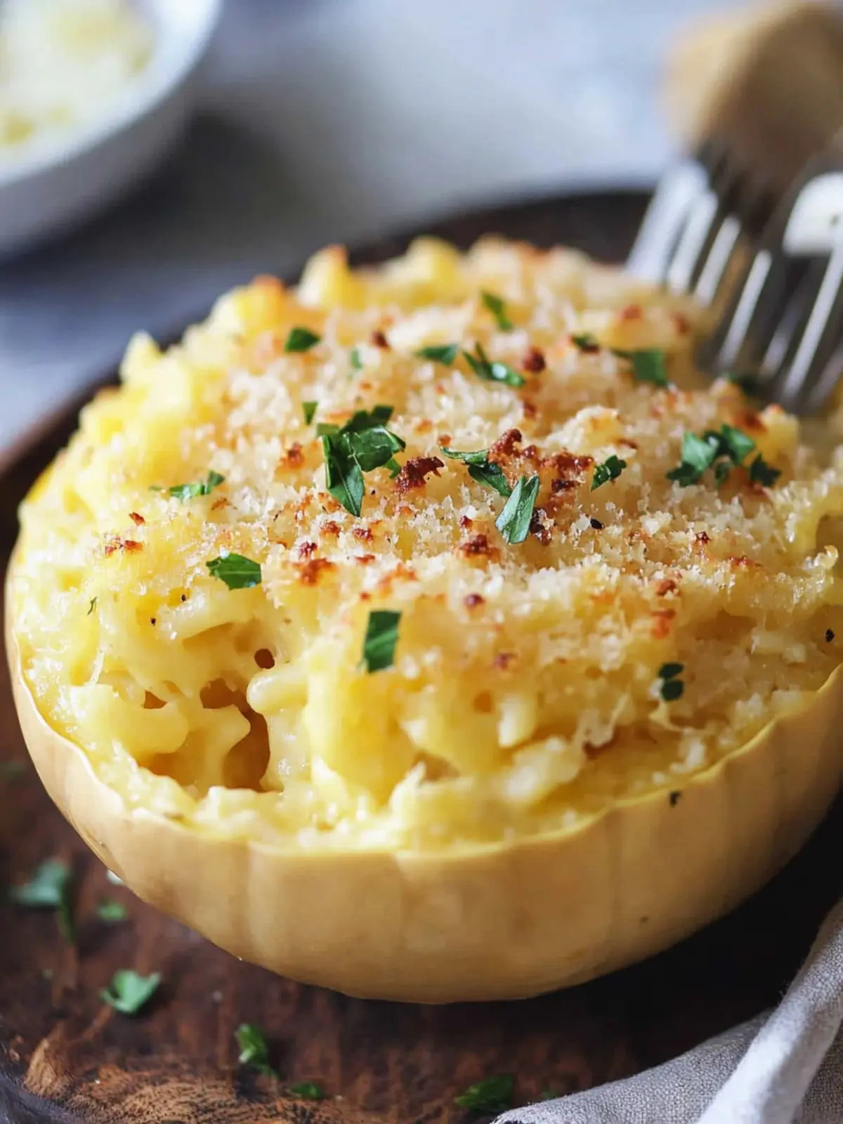 Spaghetti Squash Mac and Cheese