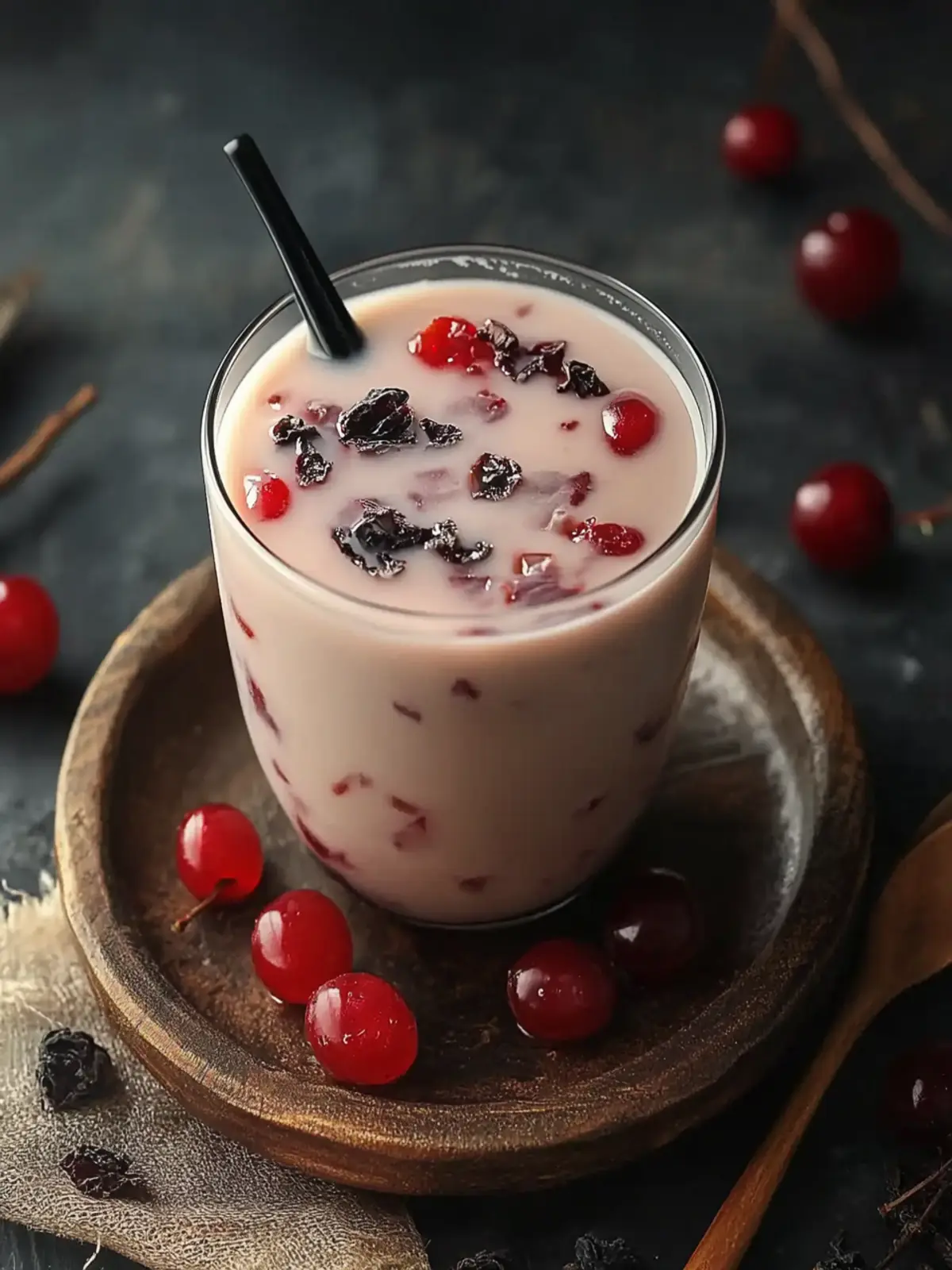 Cherry Earl Grey Milk Tea