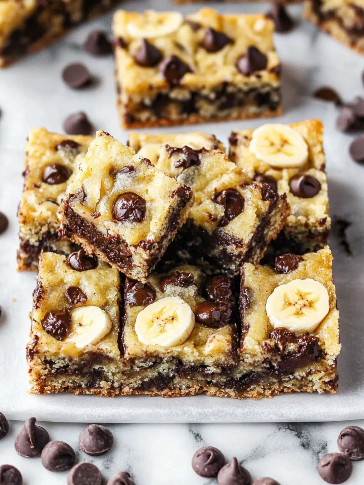 Chocolate Chip Banana Bars