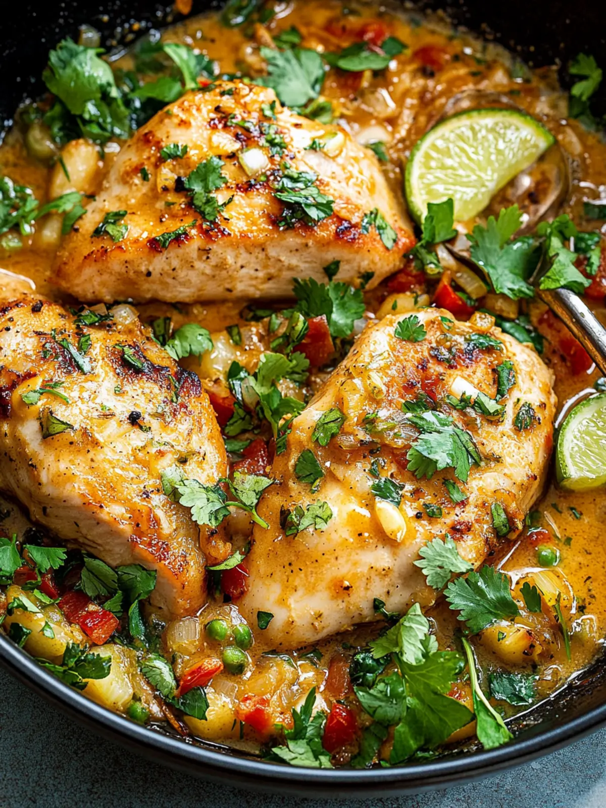 One Pan Coconut Lime Chicken