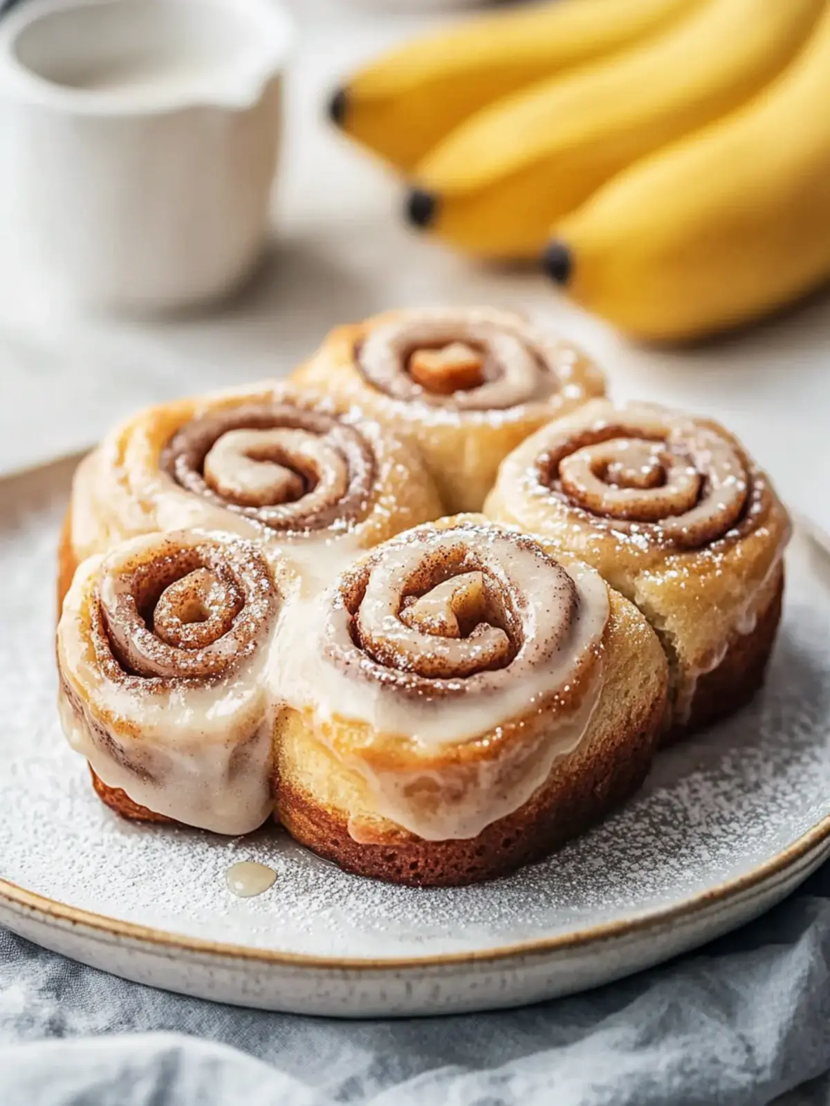 Banana Bread Cinnamon Rolls