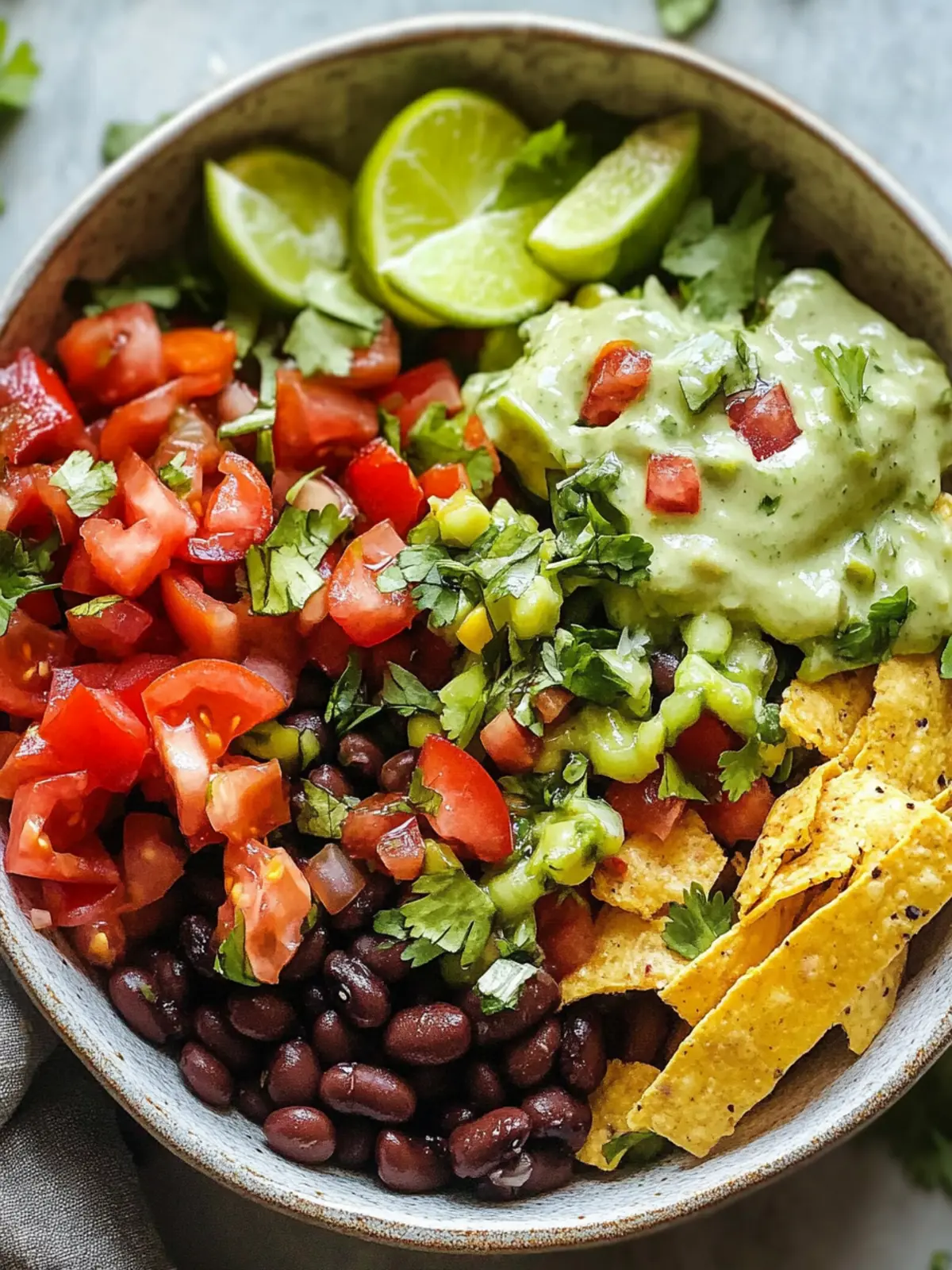 Zesty Lime Marinated Black Bean Bowl