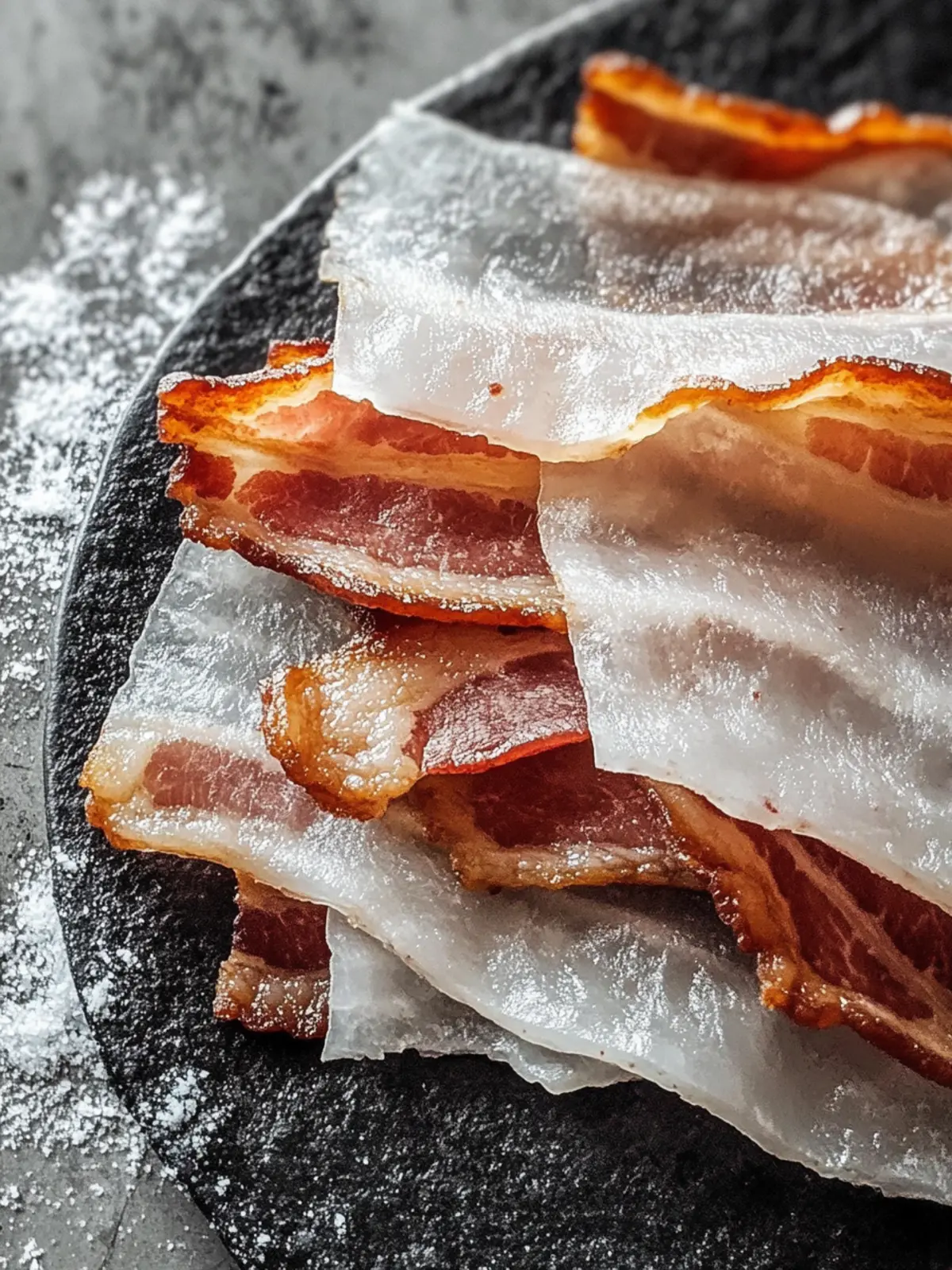 Vegan Rice Paper Bacon