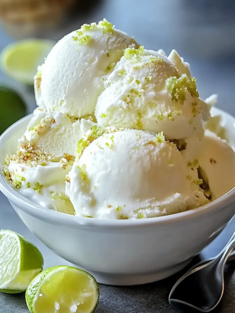 Homemade Key Lime Pie Ice Cream Recipe