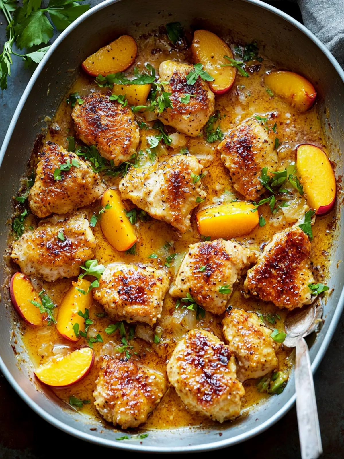 Coconut Peach Chicken