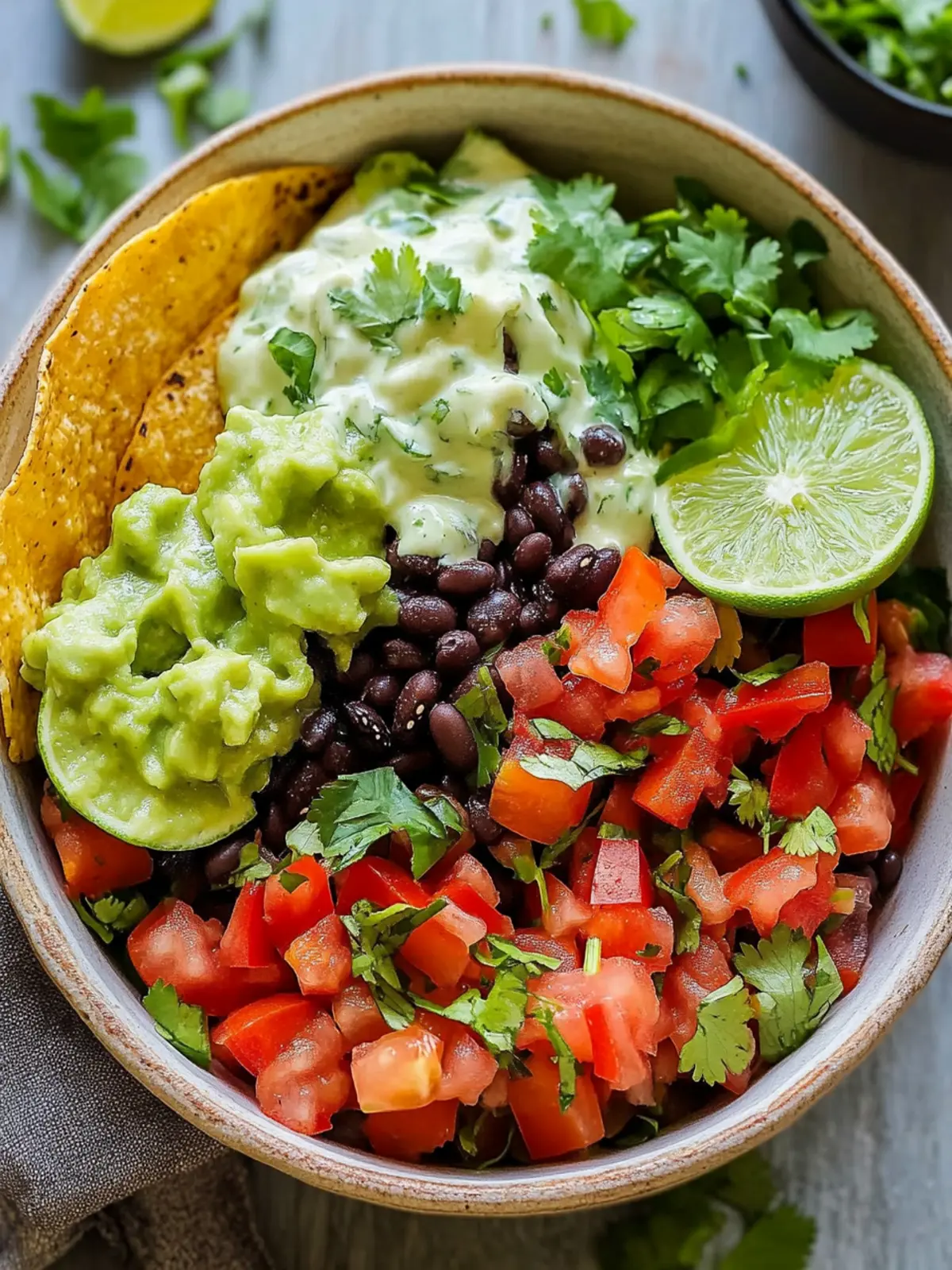 Zesty Lime Marinated Black Bean Bowl