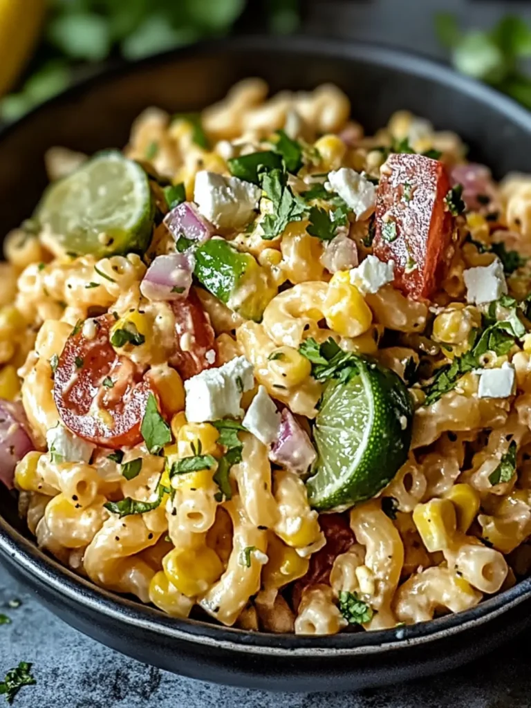 Mexican Street Corn Pasta Salad