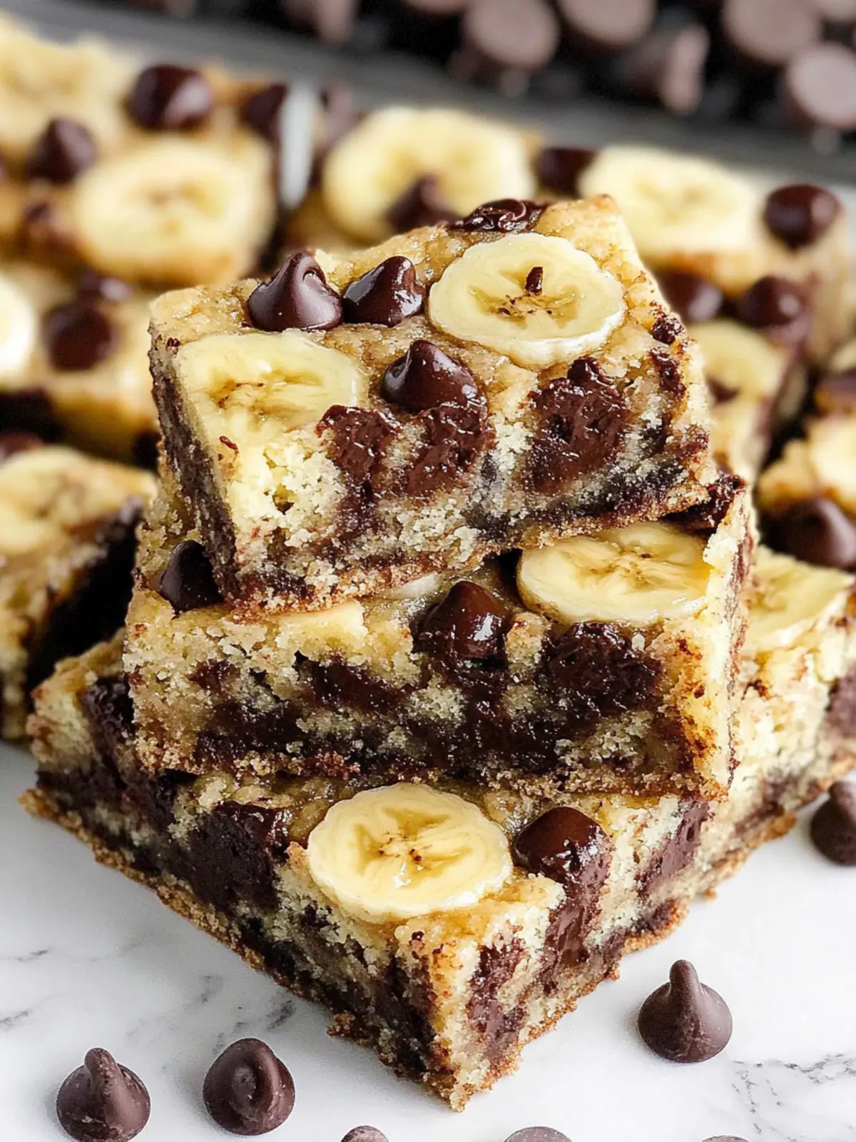 Chocolate Chip Banana Bars