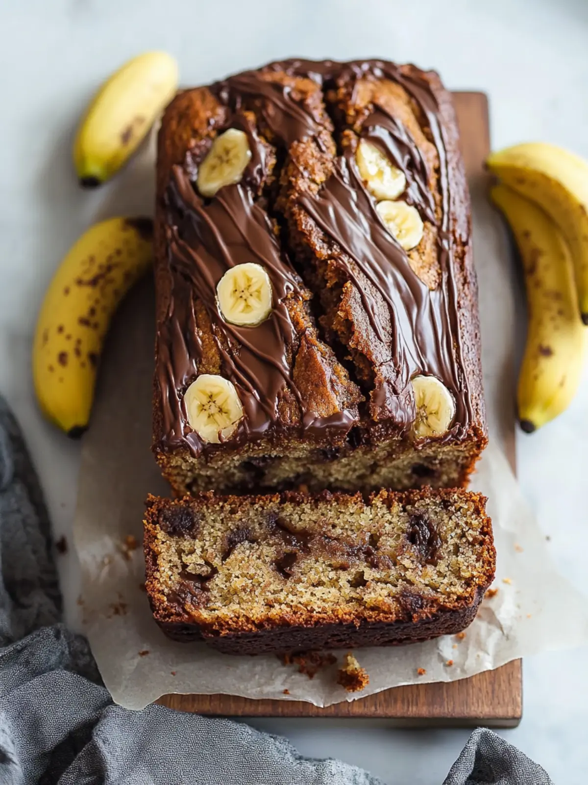 Nutella Banana Bread