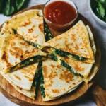 Vegan Spinach Quesadillas