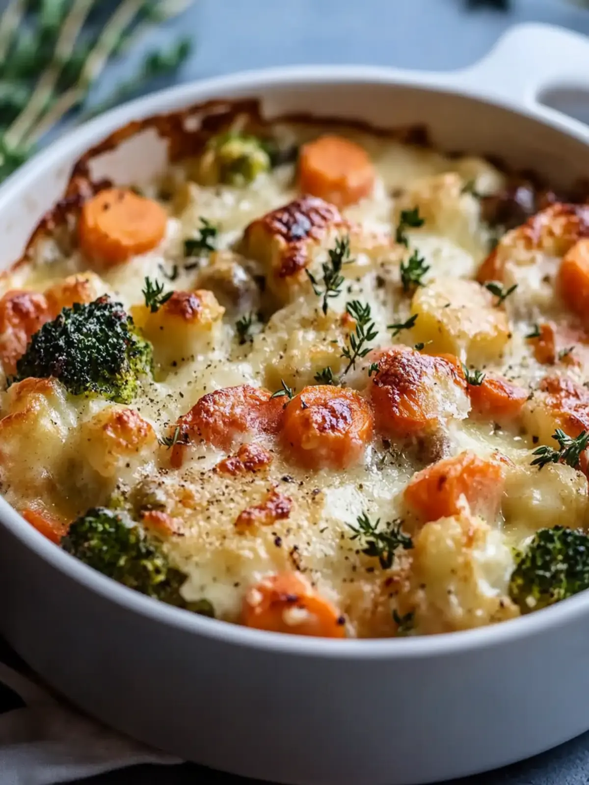 Creamy Winter Vegetable Casserole