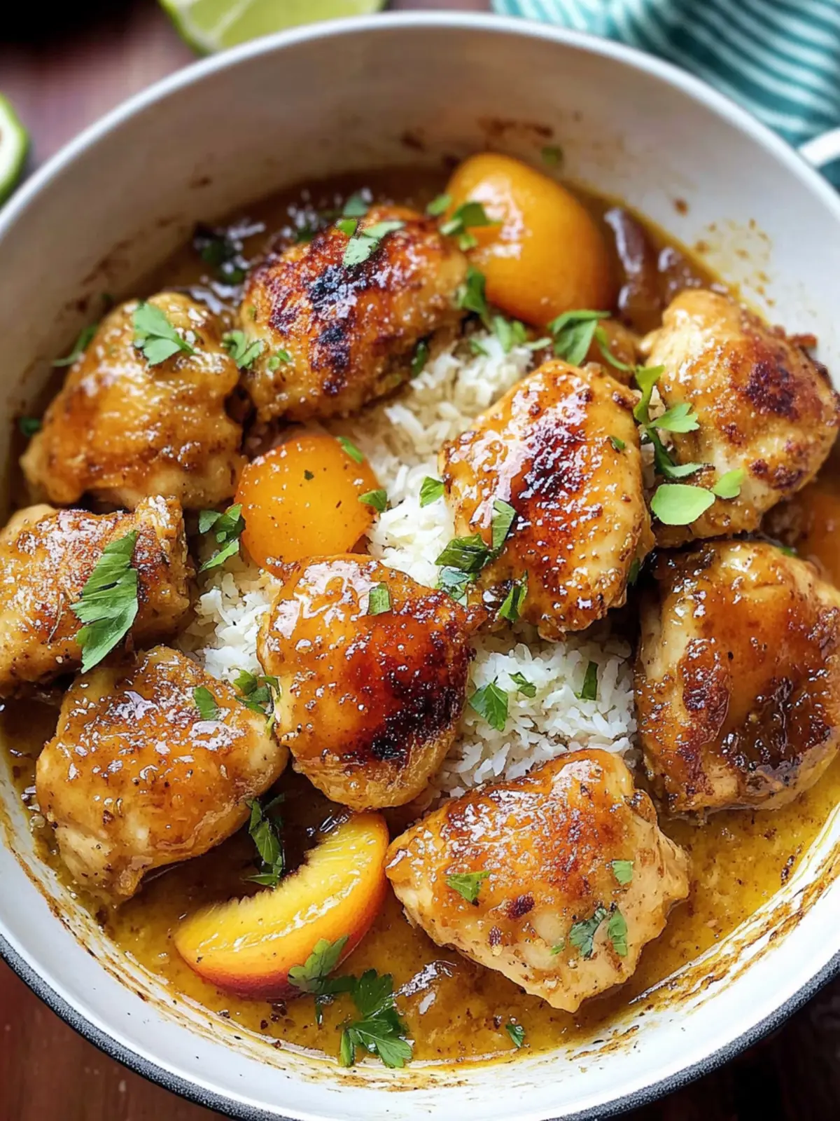 Coconut Peach Chicken