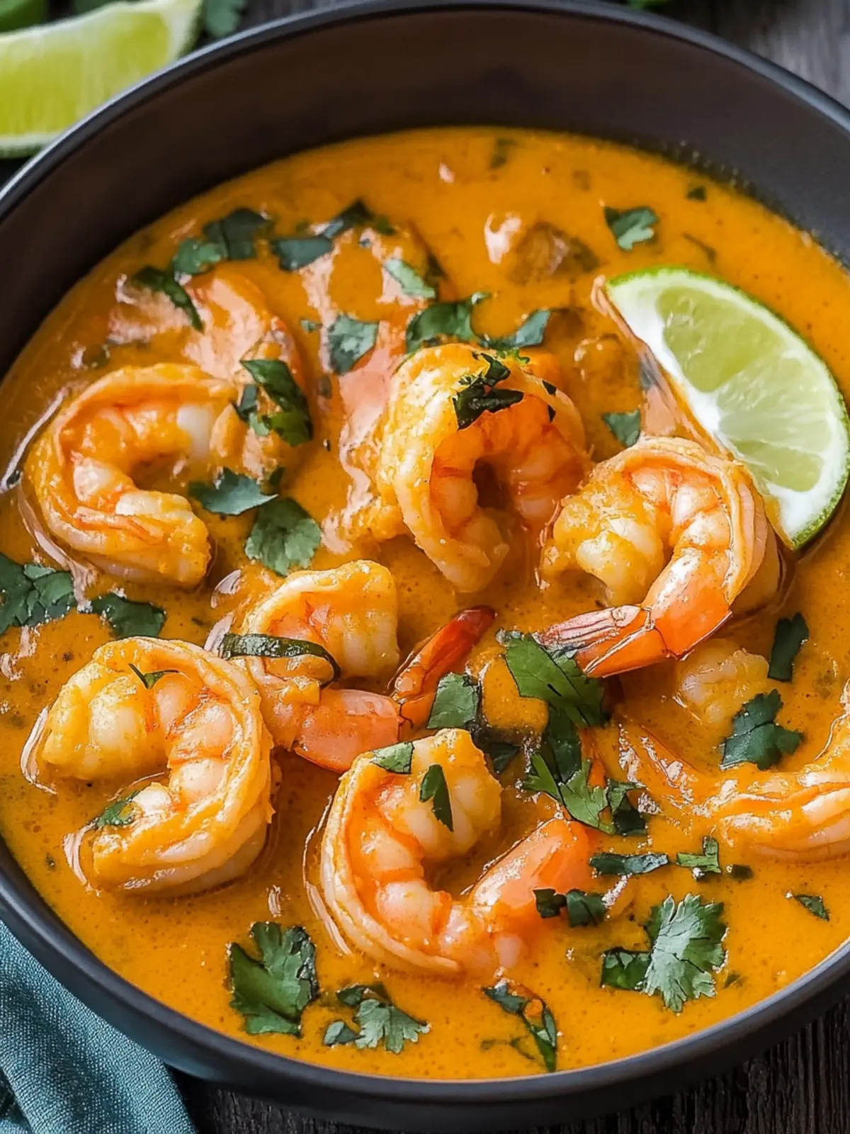 Zesty Indian Shrimp Curry