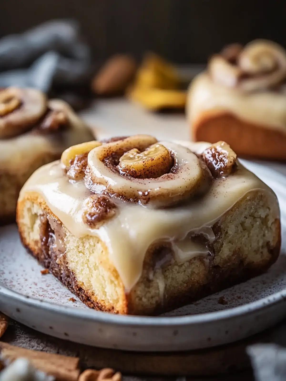 Banana Bread Cinnamon Rolls