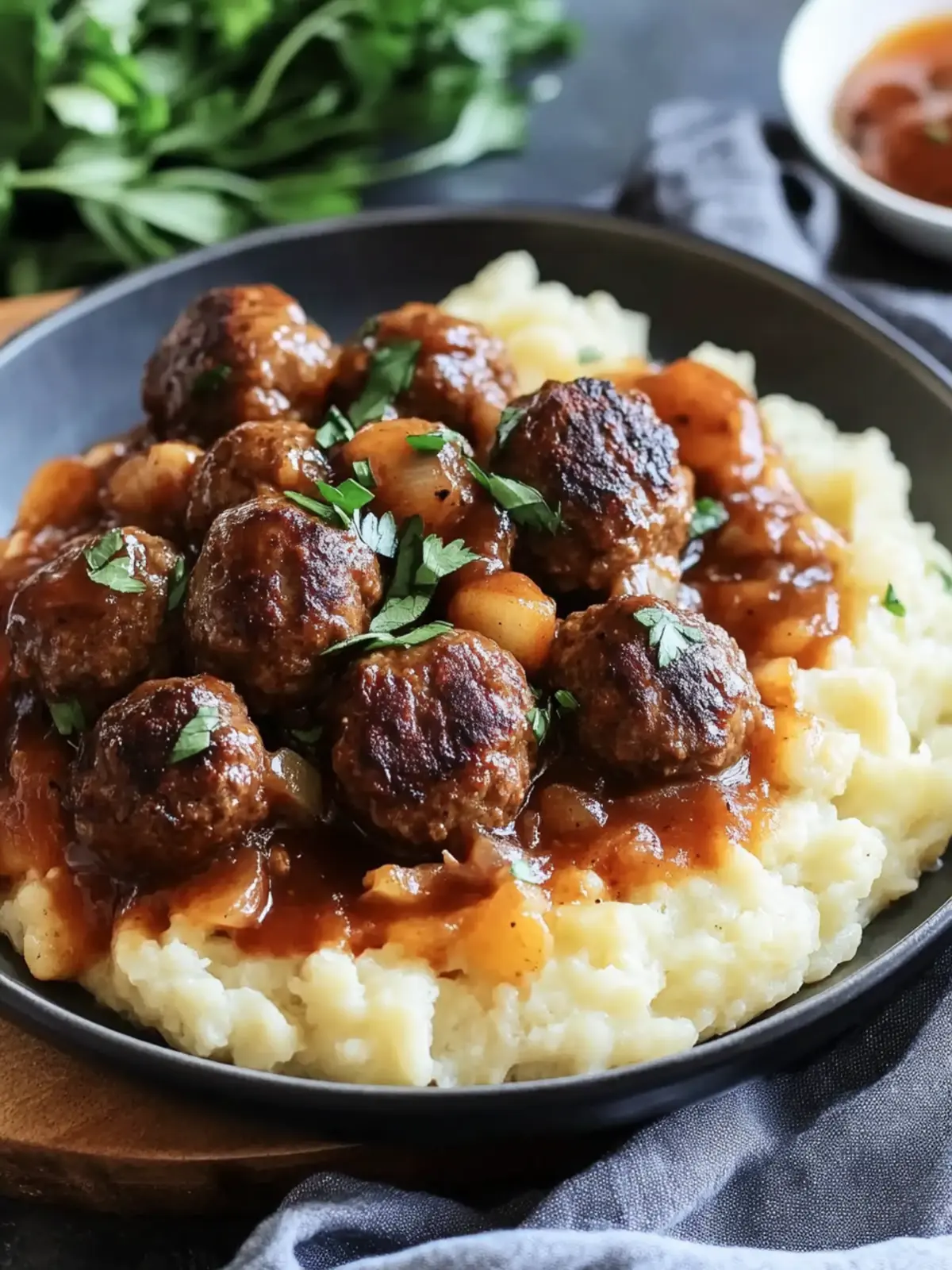 Salisbury Steak Meatballs