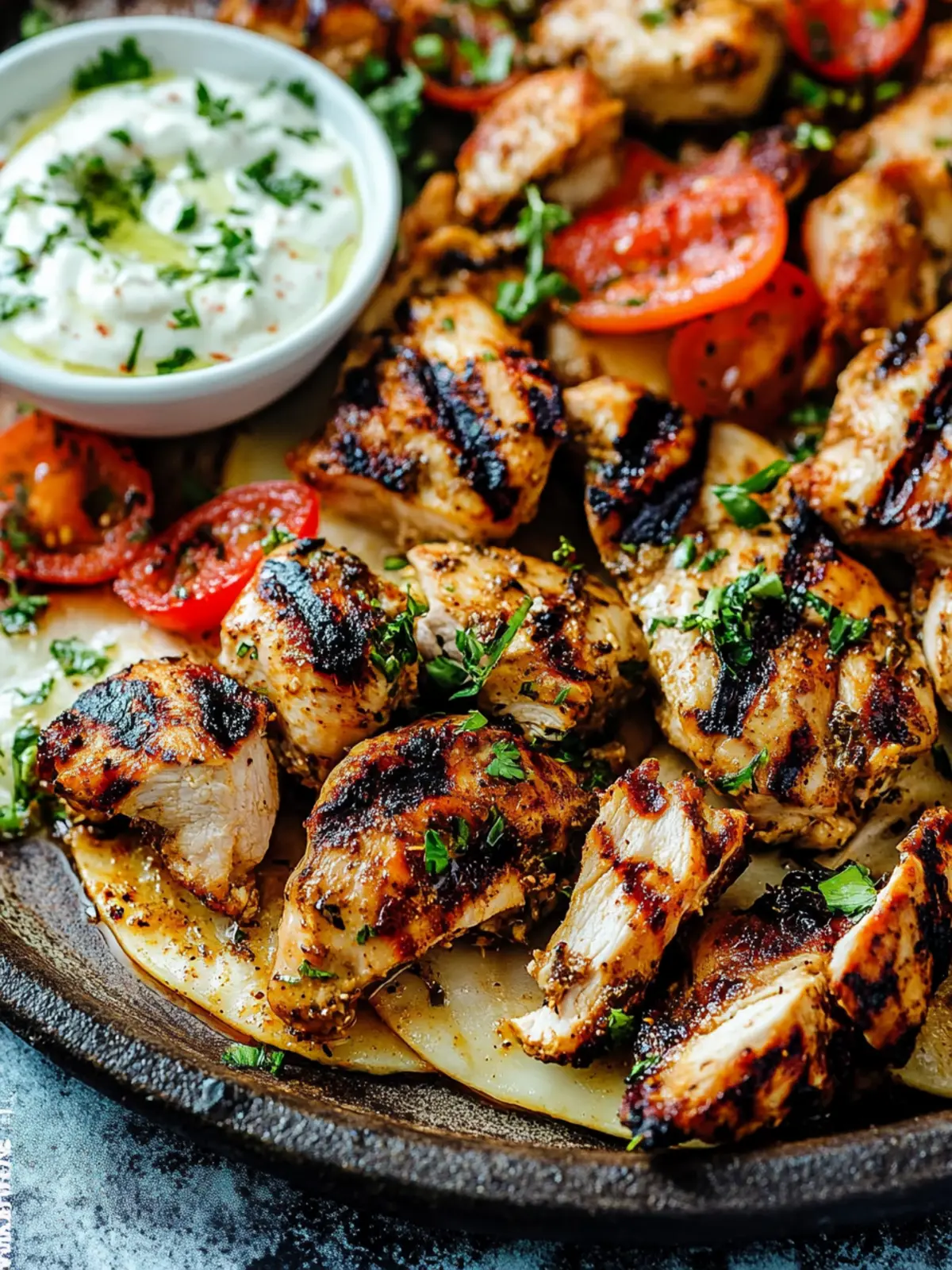 Grilled Chicken Shawarma Recipe