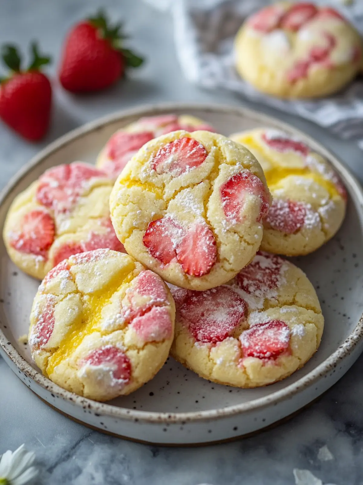 Strawberry Lemonade Cookie