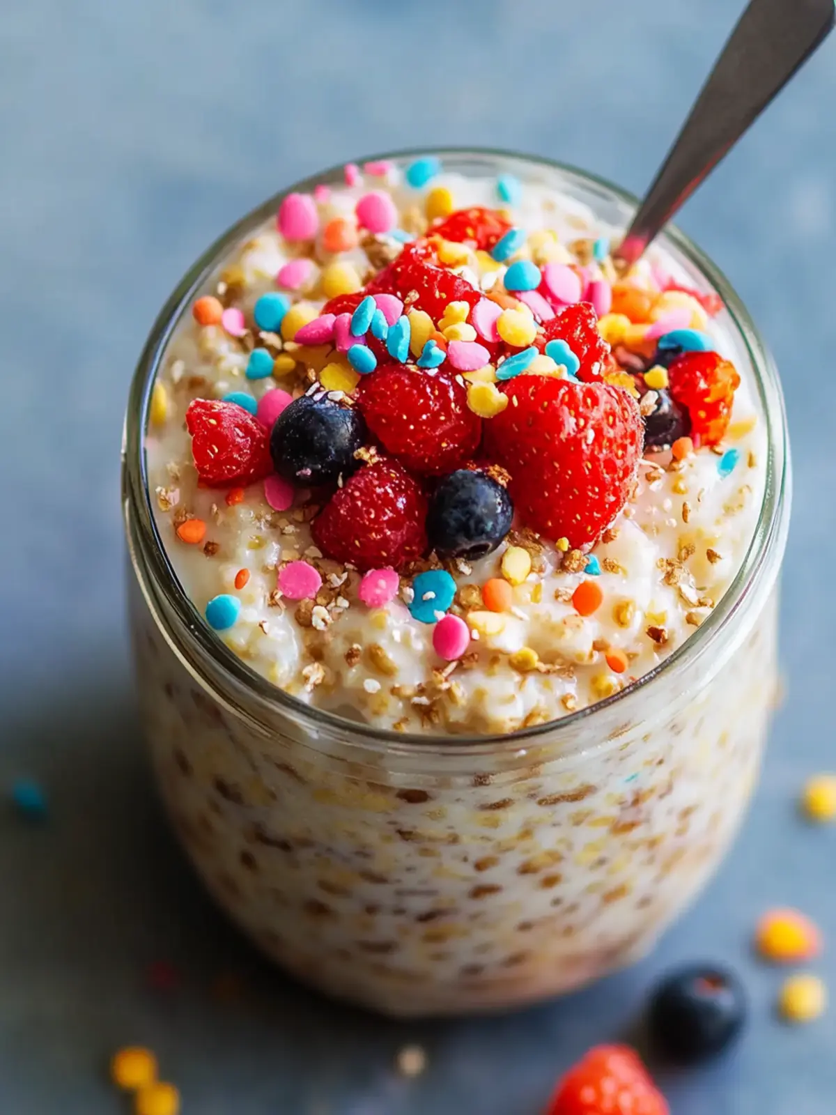 Birthday Cake Overnight Oats for a Happy Morning
