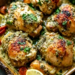 Baked Za'atar Tahini Chicken Thighs