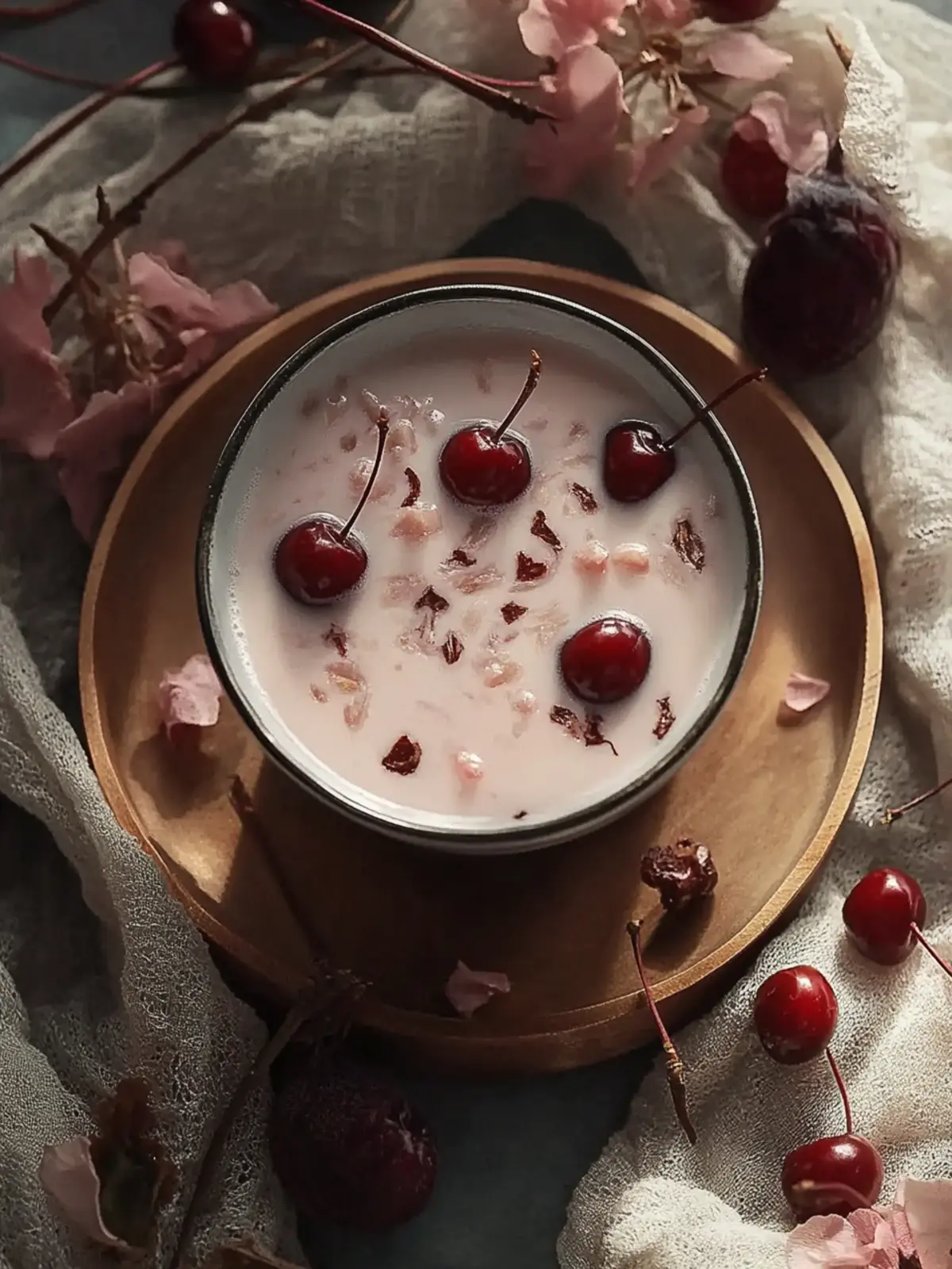 Cherry Earl Grey Milk Tea