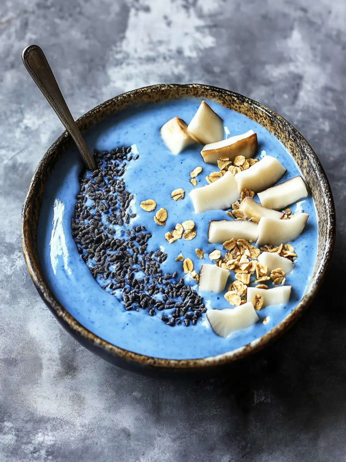 Blue Coconut Smoothie Bowl