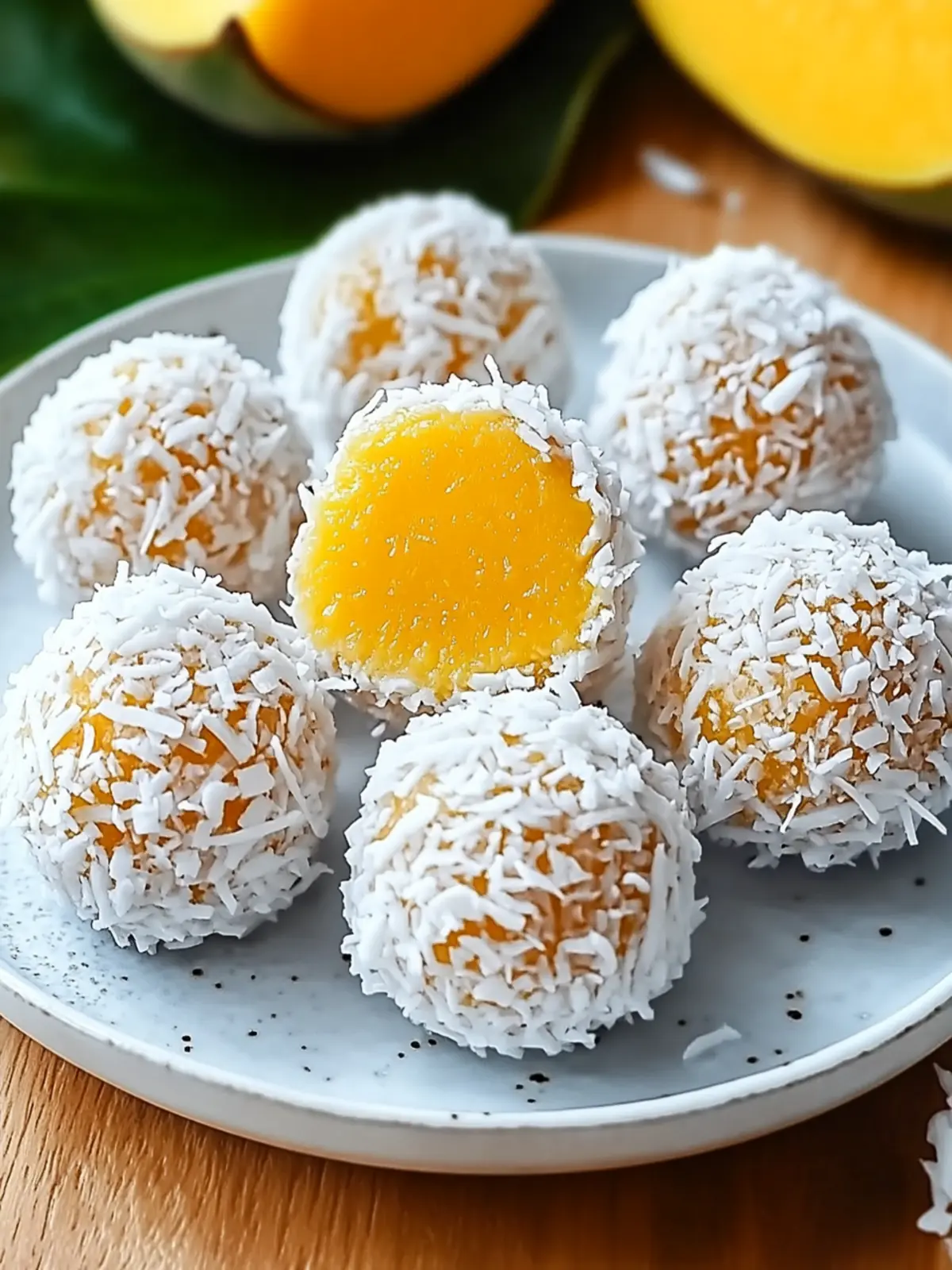 Coconut Mango Bliss Balls