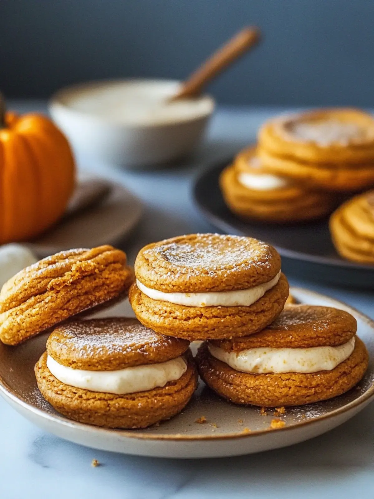 Pumpkin Cheesecake Cookies