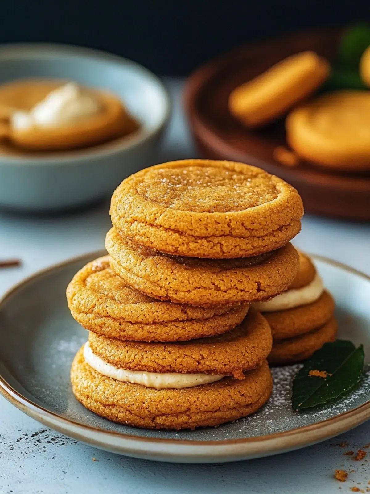 Pumpkin Cheesecake Cookies