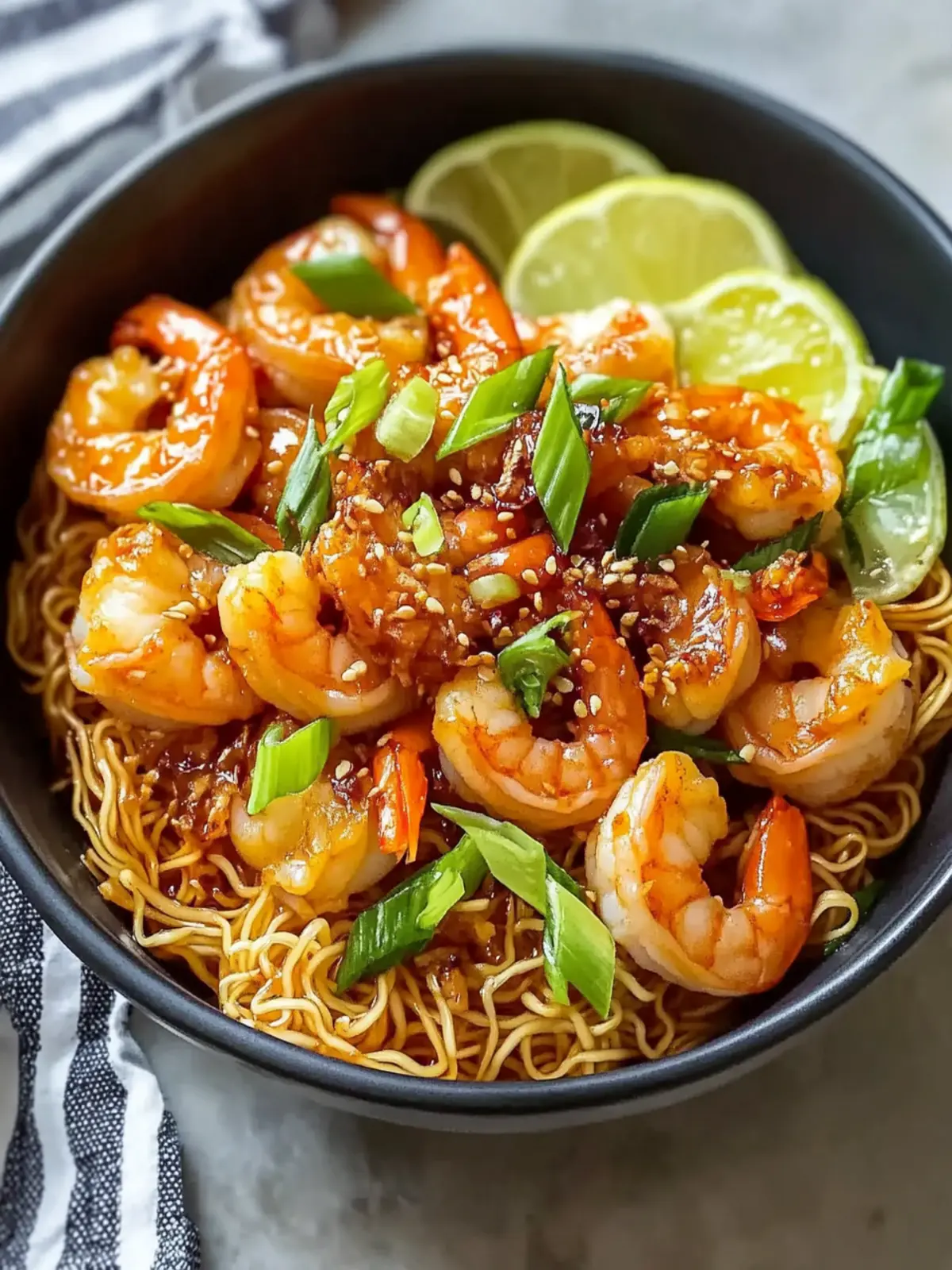 Juicy Bang Bang Shrimp Noodle Bowl