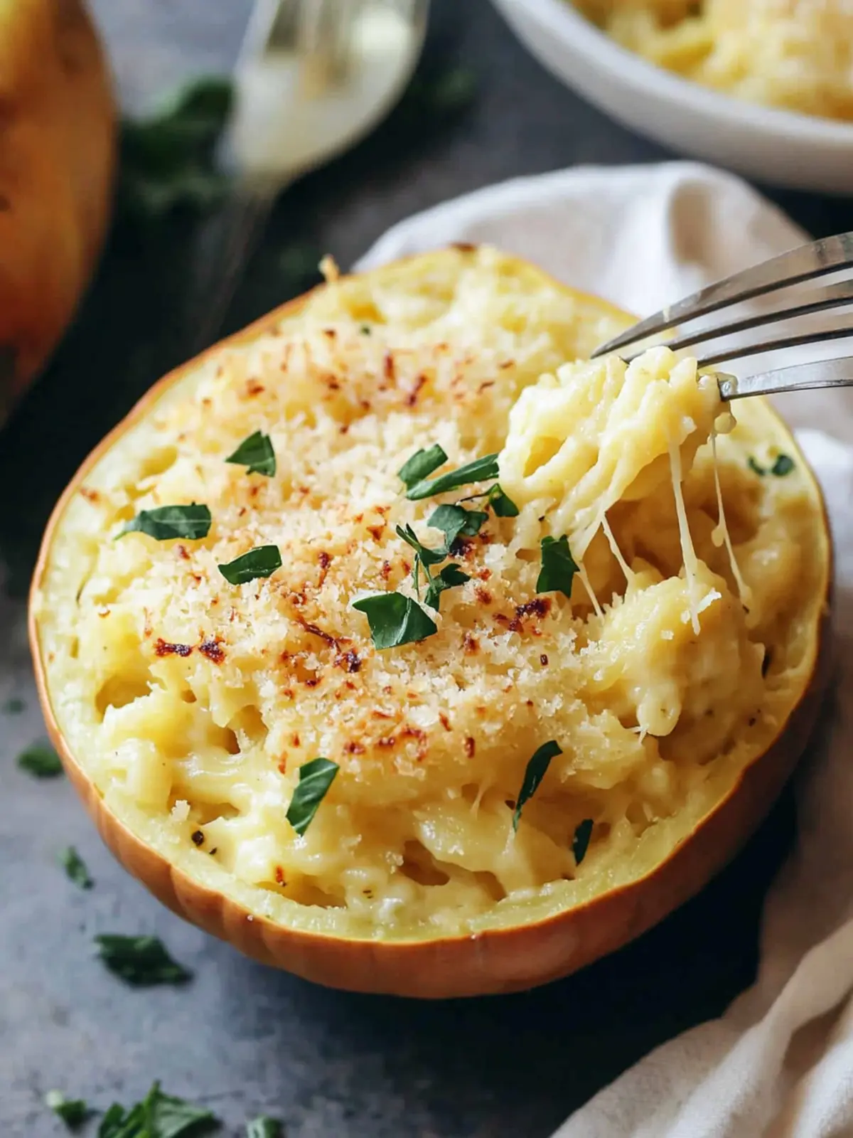 Spaghetti Squash Mac and Cheese