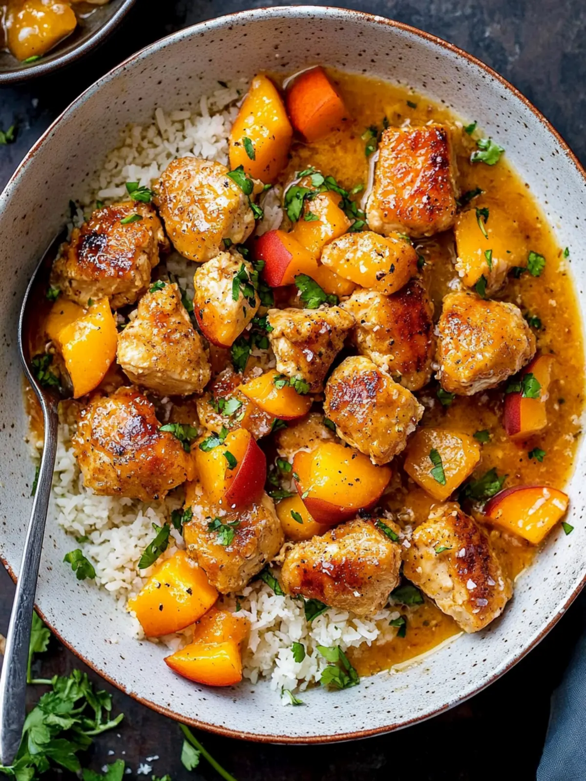 Coconut Peach Chicken
