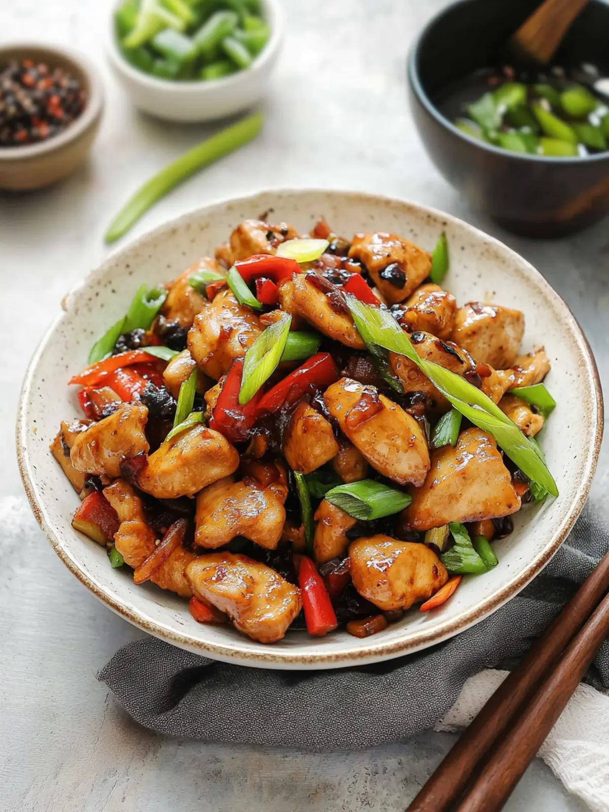 Chicken with Black Bean Sauce
