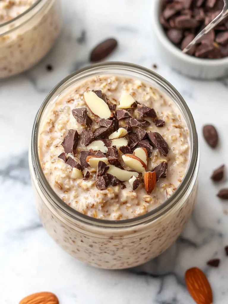 Almond Joy Overnight Oats