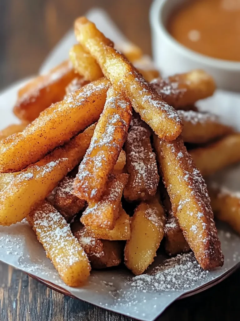 Crispy Baked Cinnamon Apple Fries