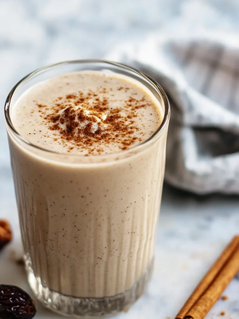 Snickerdoodle Tahini Date Smoothie