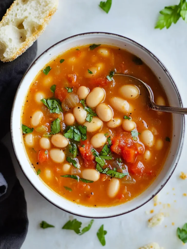 Fasolatha - White Bean And Tomato Soup