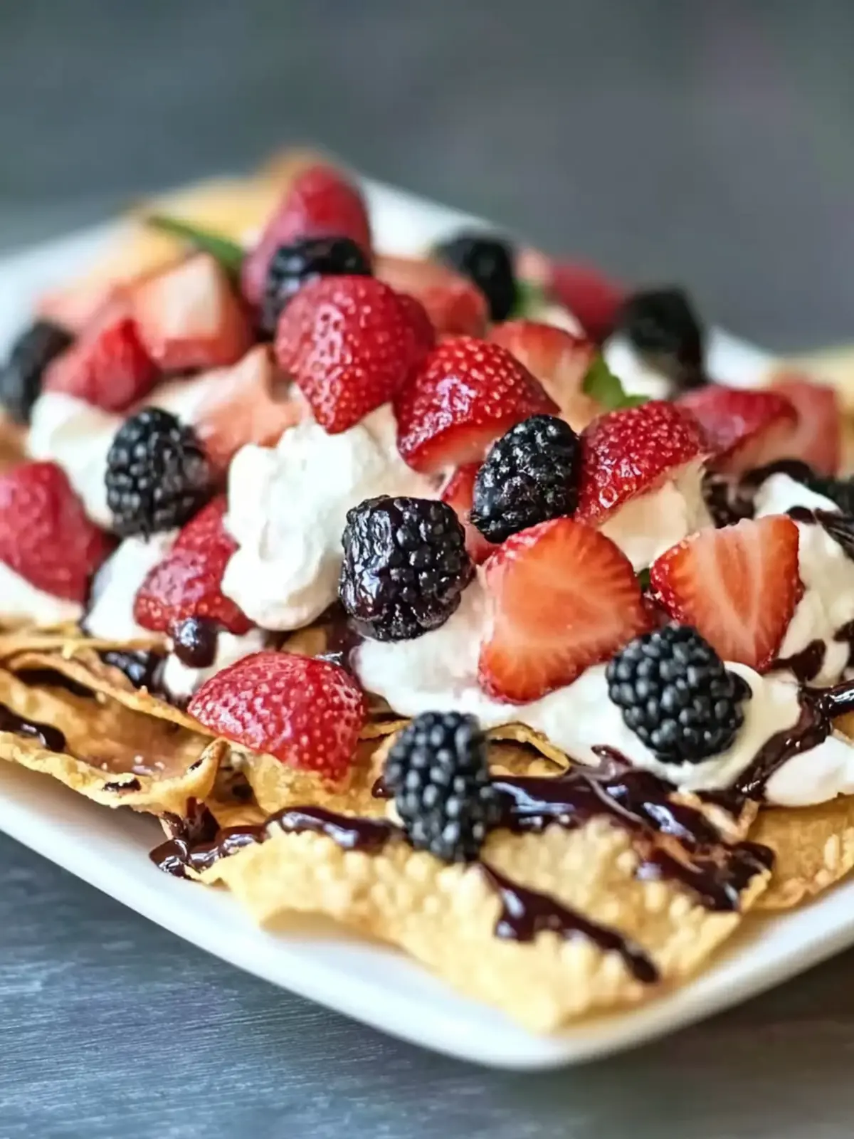 Super Simple Homemade Dessert Nachos