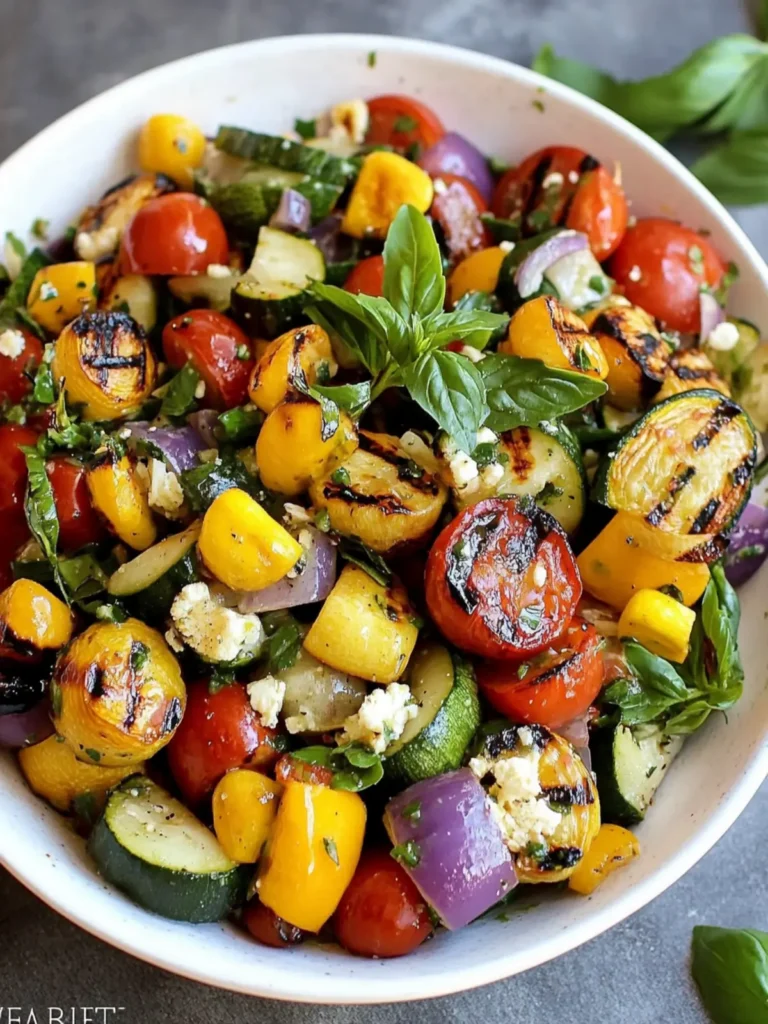 Grilled Summer Vegetable Salad