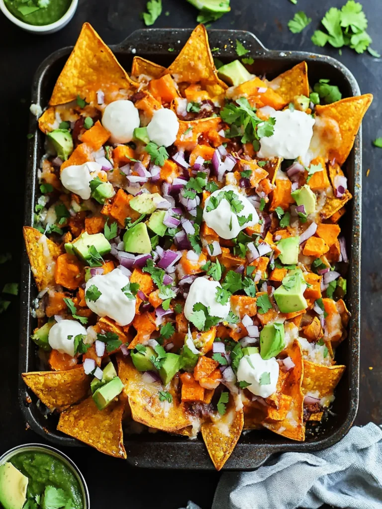 Crispy Sweet Potato Nachos