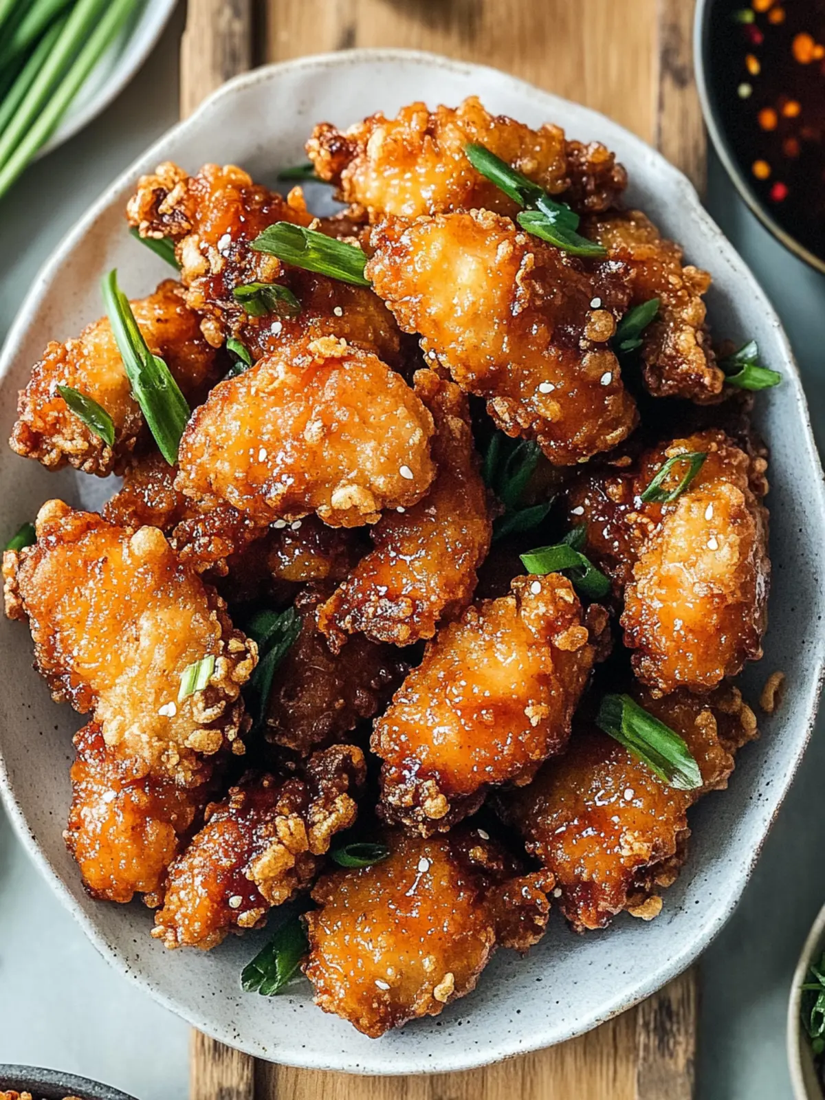 Crispy Hawaiian Fried Garlic Chicken