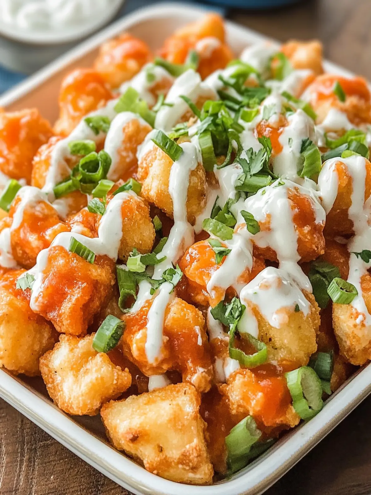 Buffalo Chicken Totchos